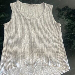 Athleta tank grey white